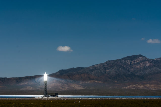 USA, Kalifornien, Nipton, Ivanpah Solar Electric Generating System (2016)